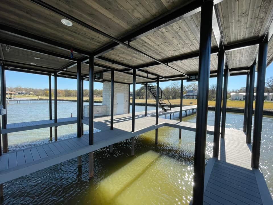 275063907_467709111552884_3574759143595095252_n Different angle from the inside of the custom dock built