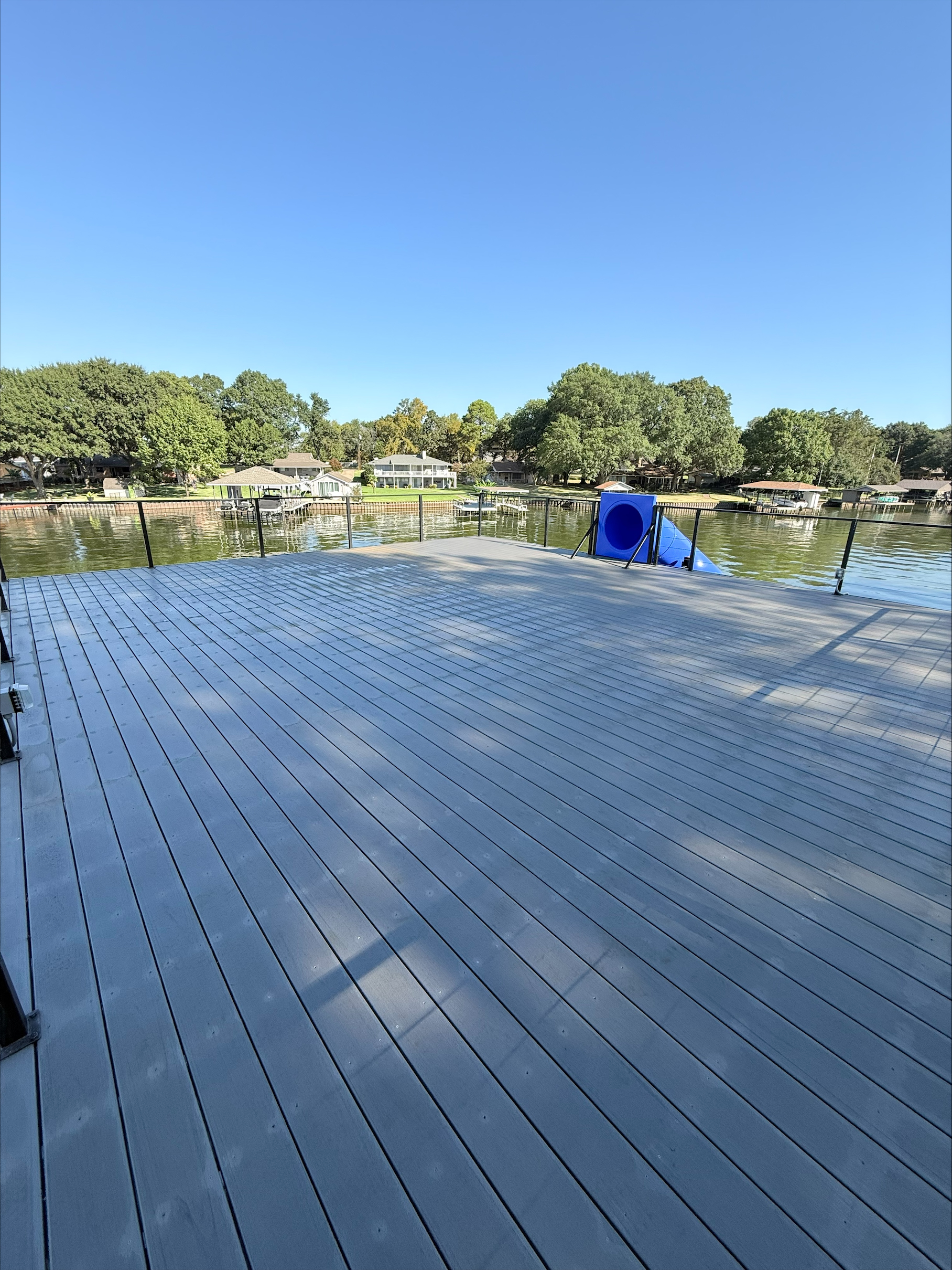 Spacious Multi-Level Dock(top deck) on Cedar Creek Lake, Texas – Durable & Custom-Built Marine construction gallery